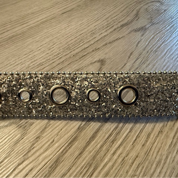 Silver Rhinestone Embellished Belt - Picture 4 of 7